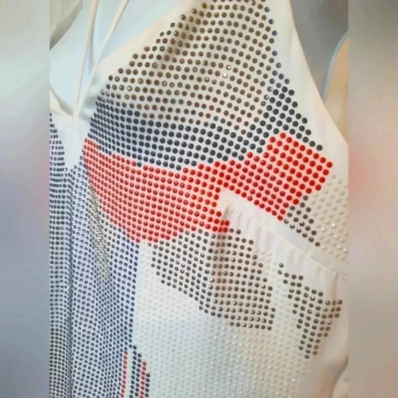 Morena Rosa Studio Strappy Studded Party Dress - Picture 4 of 9